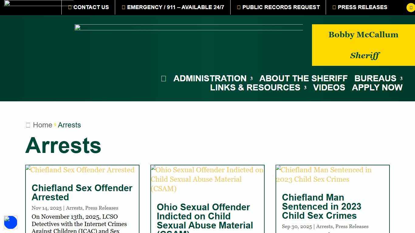 Arrests Archives - Levy County Sheriff's Office